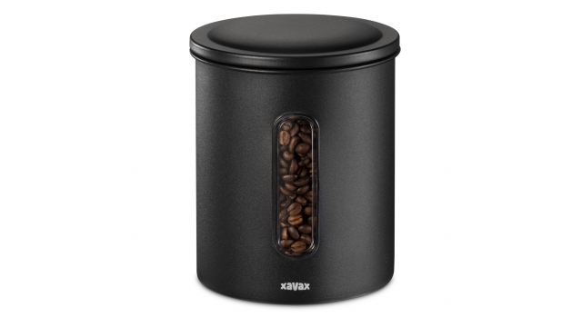 Xavax Koffieblik Voor 500 G Bonen Of 700 G Poeder Luchtdicht Aromadicht Zw