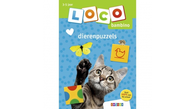 Zwijsen Loco Bambino Oefenboekje Dierenpuzzels